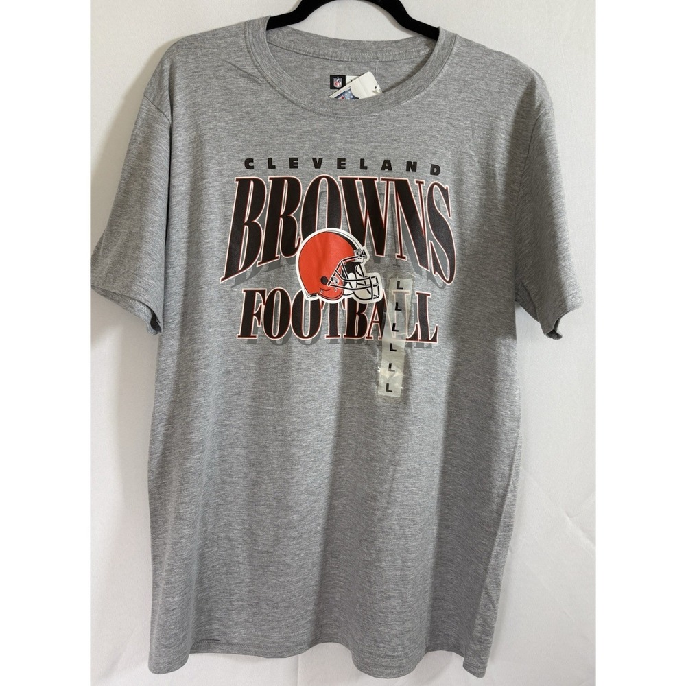 NFL team apparel t-shirt size L Cleveland browns short sleeves new